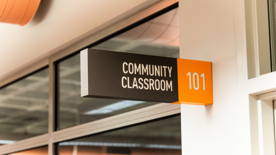 Erie Library Room Signs