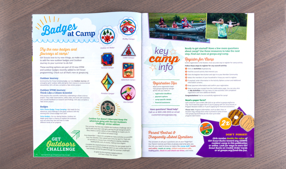 GSWPA Smore Magazine Badges