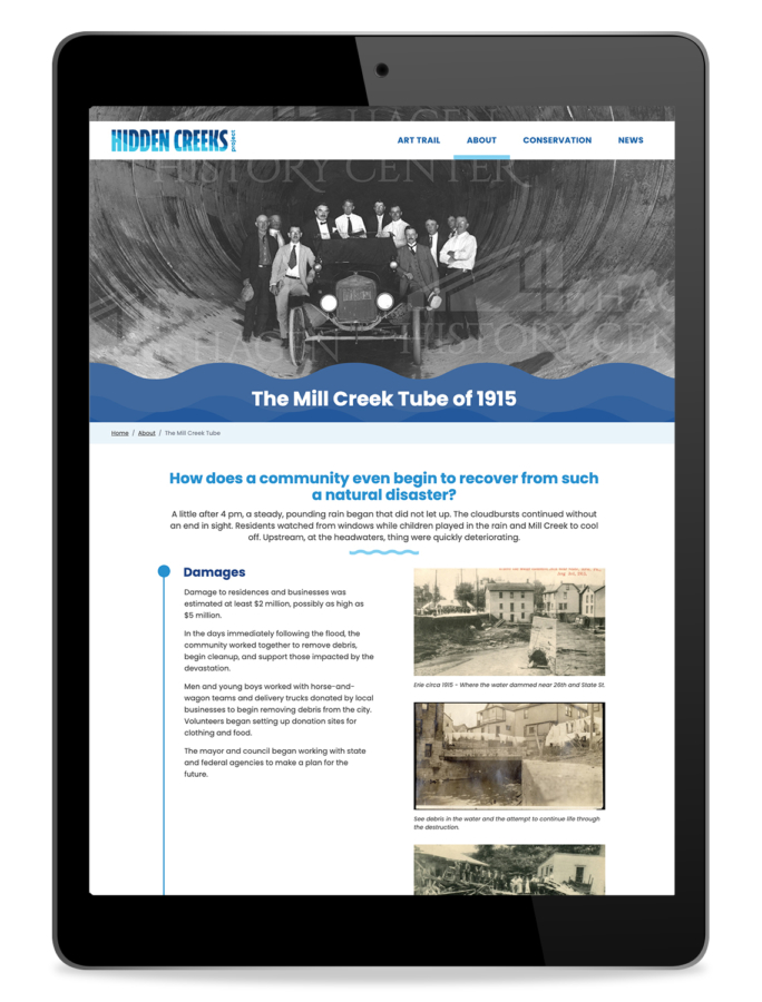 Hidden Creeks tablet