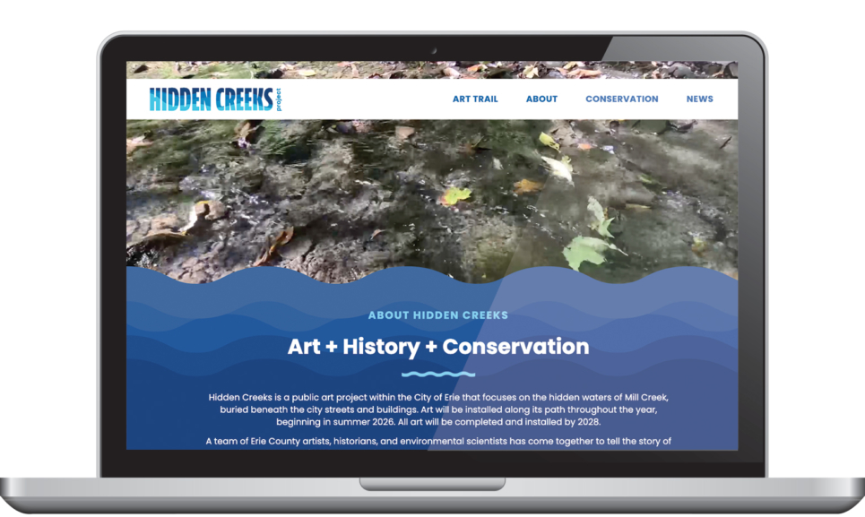 Hidden Creeks Website Laptop